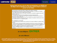 Tablet Screenshot of cartoons-tube.com